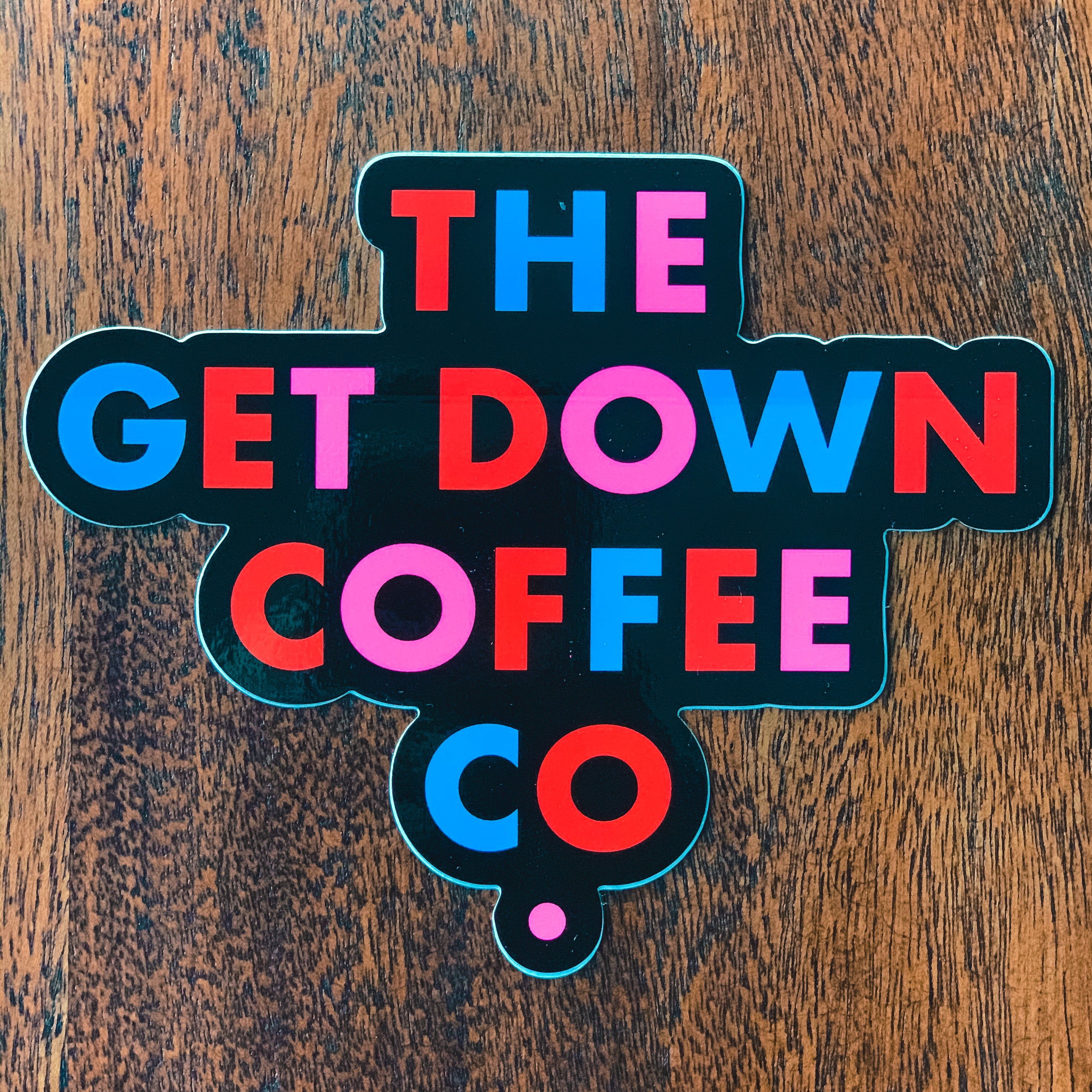 The Get Down Coffee Company Sticker